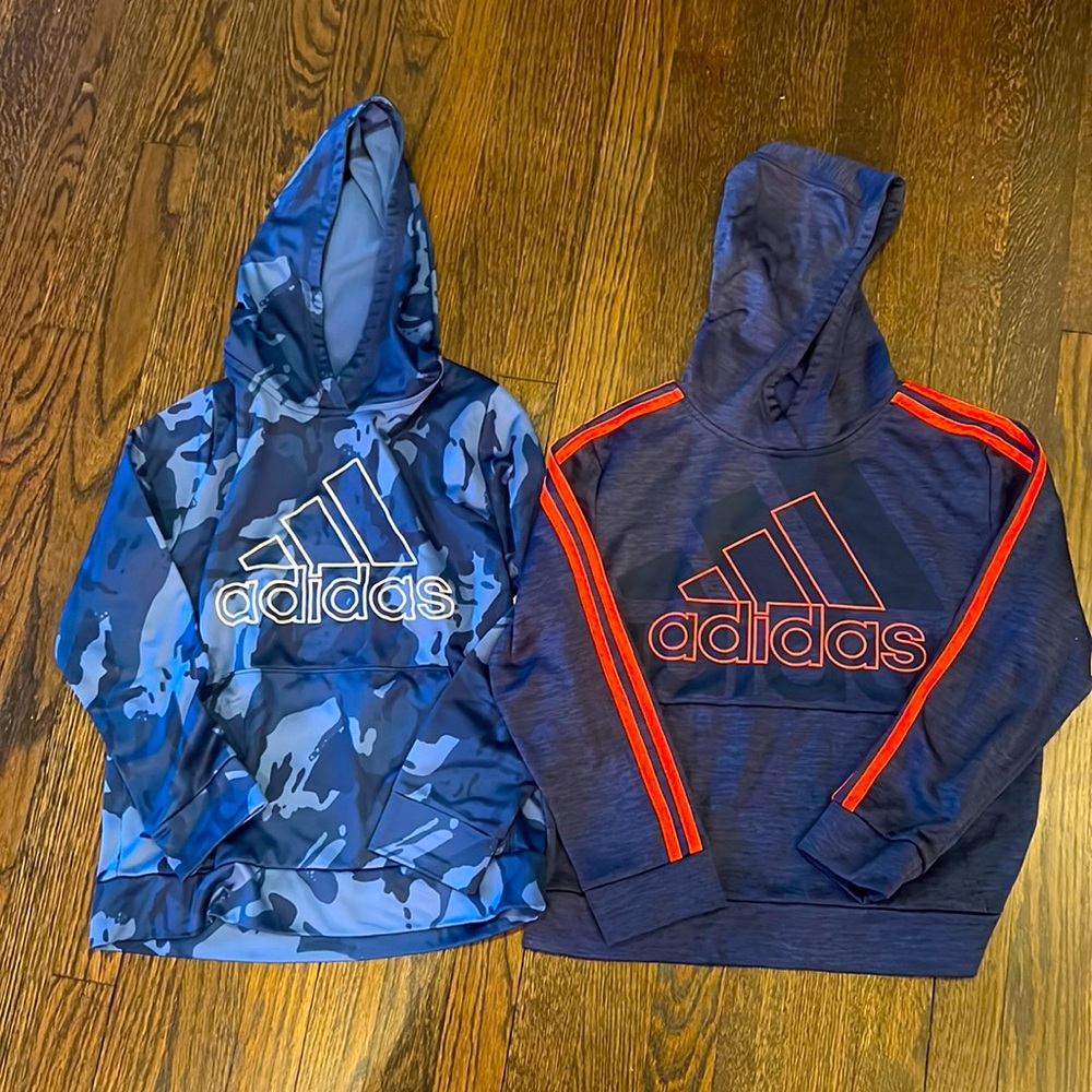 2 Adidas Youth Hoodies